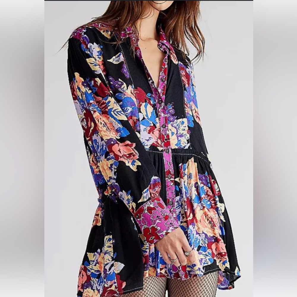 **NWT** Free People Brunch A Bunch Tunic